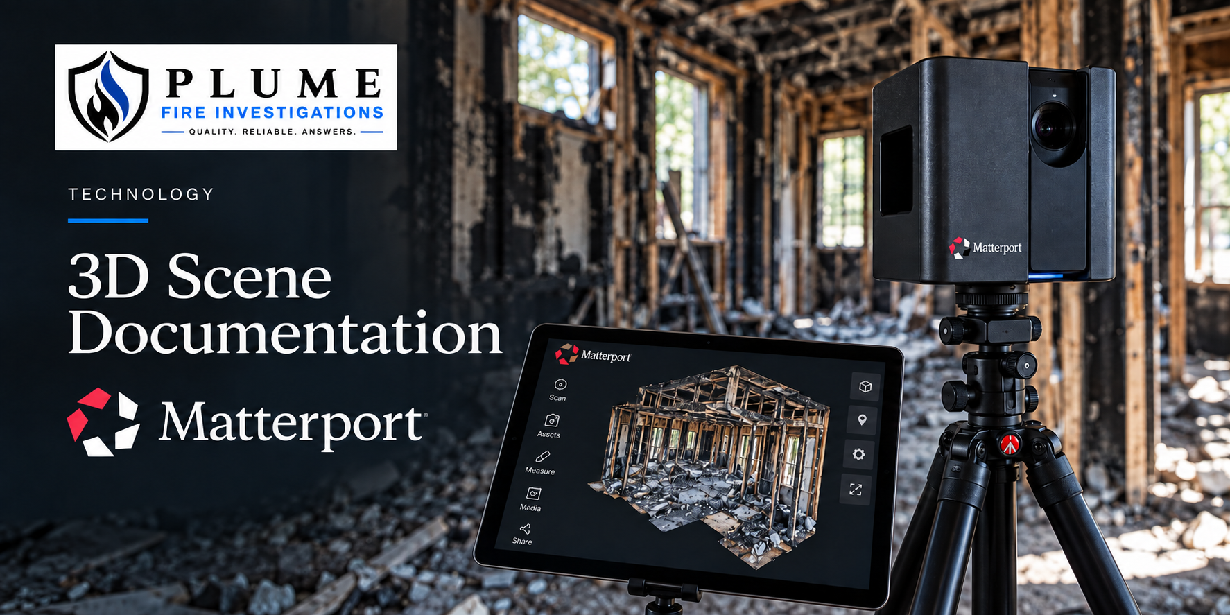 Official Plume Branding on Matterport Scene